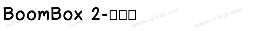 BoomBox 2字体转换